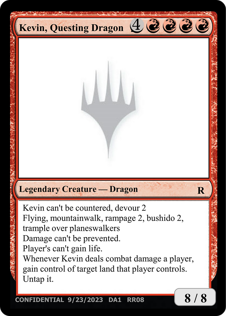 Kevin, Questing Dragon Card Image