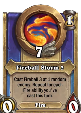 Fireball Storm 3 Card Image