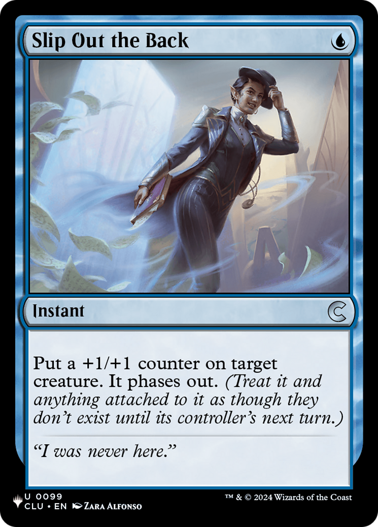 Slip Out the Back Card Image