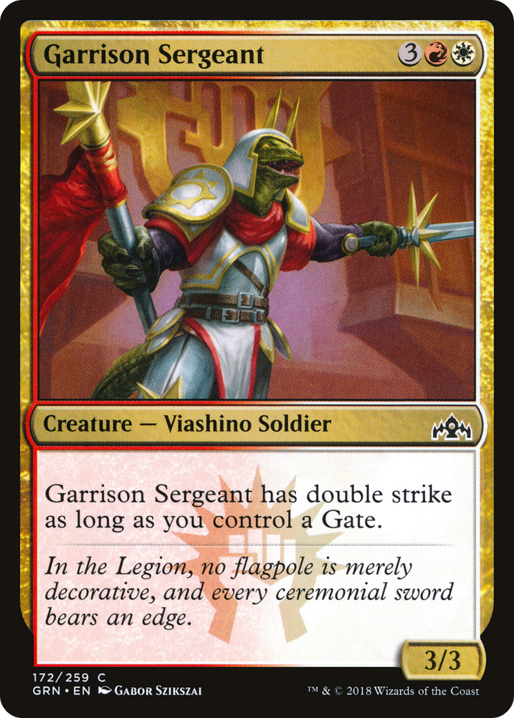 Garrison Sergeant Card Image