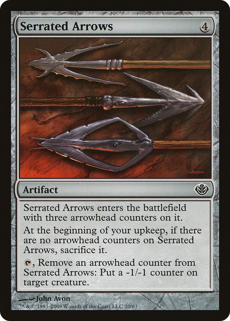 Serrated Arrows Card Image