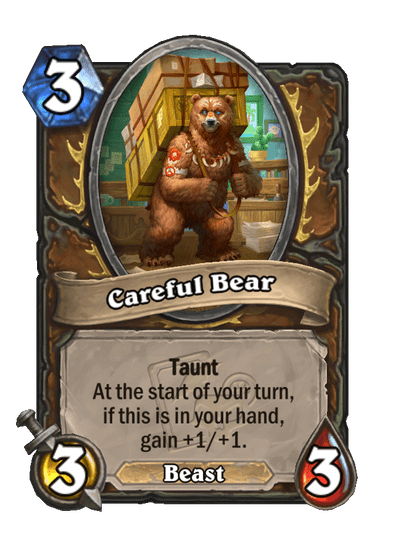 Careful Bear Card Image