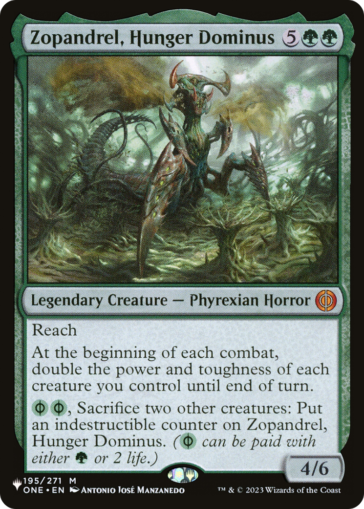 Zopandrel, Hunger Dominus Card Image