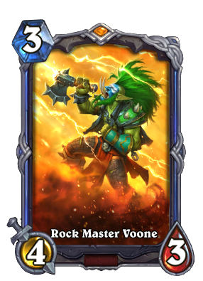 Rock Master Voone Signature Card Image
