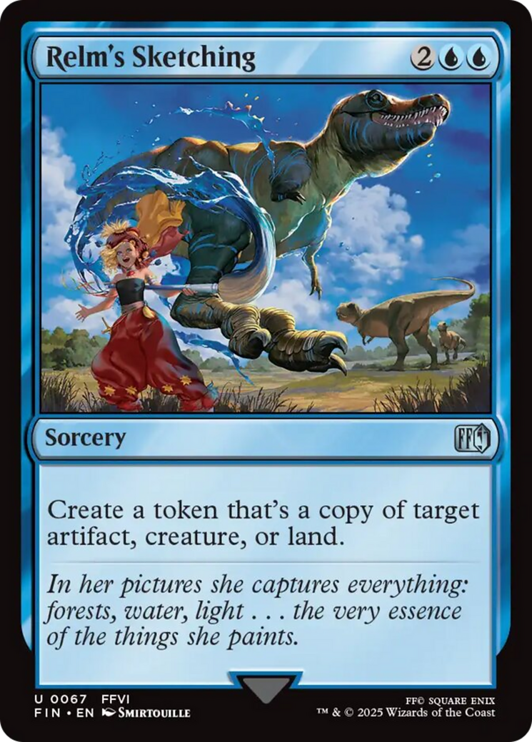 Relm's Sketching Card Image