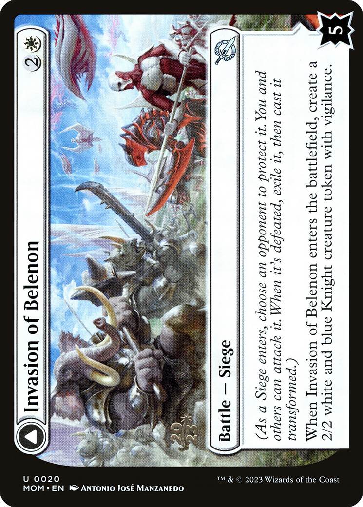 Invasion of Belenon // Belenon War Anthem Card Image