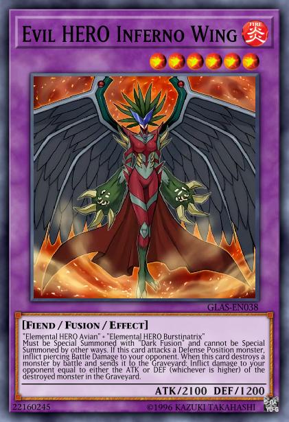 Evil HERO Inferno Wing Card Image