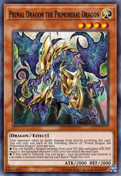 Primal Dragon, the Primordial Card Image