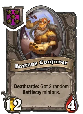 Barrens Conjurer Card Image