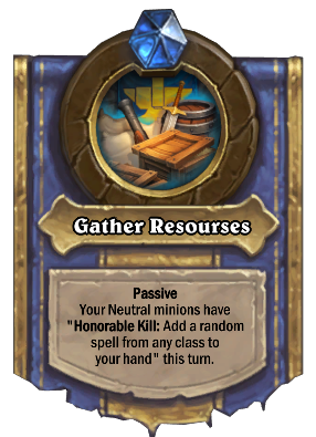 Gather Resourses Card Image