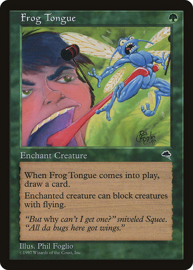 Frog Tongue Card Image