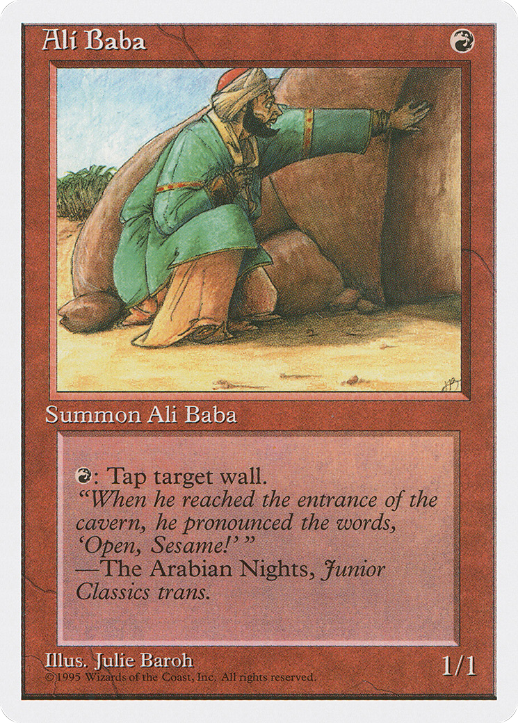 Ali Baba Card Image