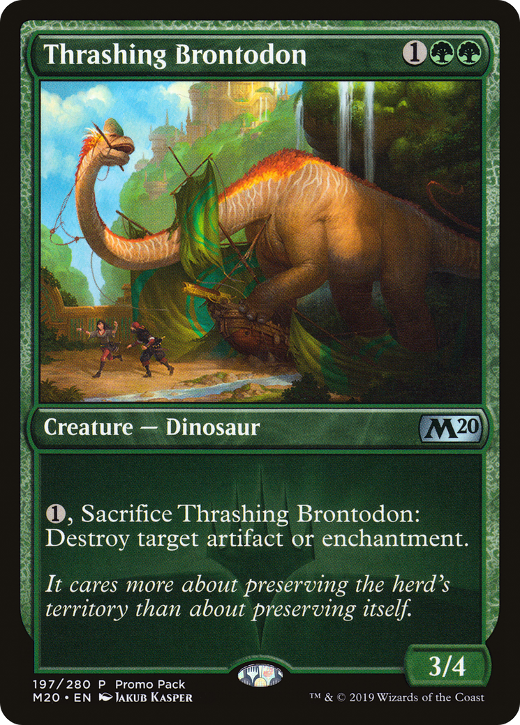 Thrashing Brontodon Card Image