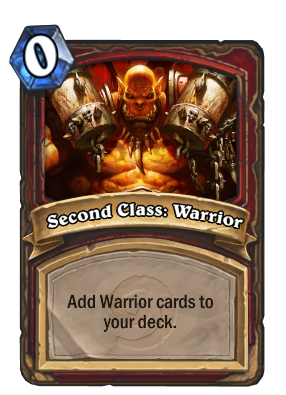 Second Class: Warrior Card Image