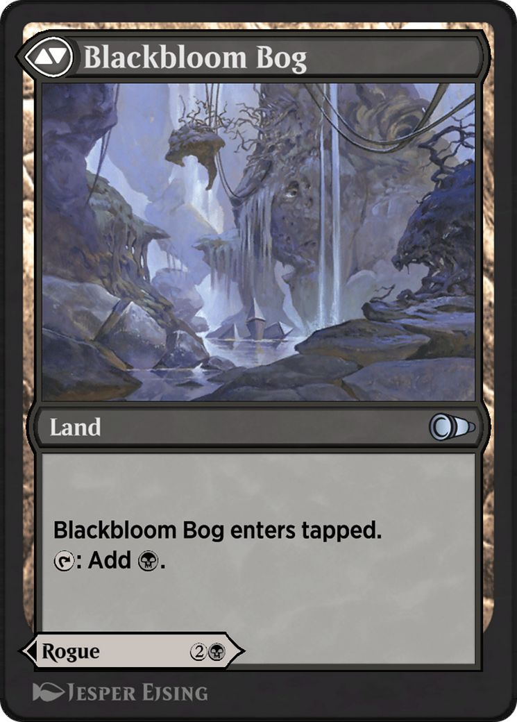 Blackbloom Rogue // Blackbloom Bog Card Image