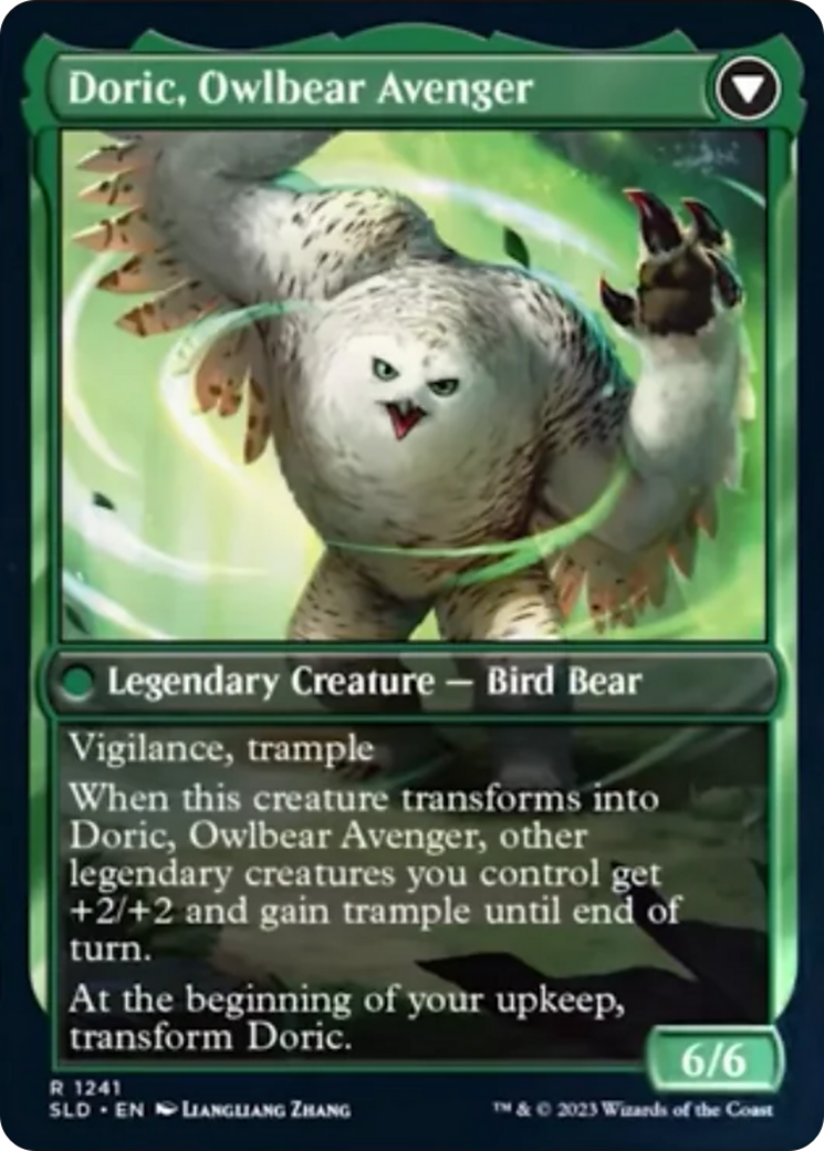 Doric, Nature's Warden // Doric, Owlbear Avenger Card Image