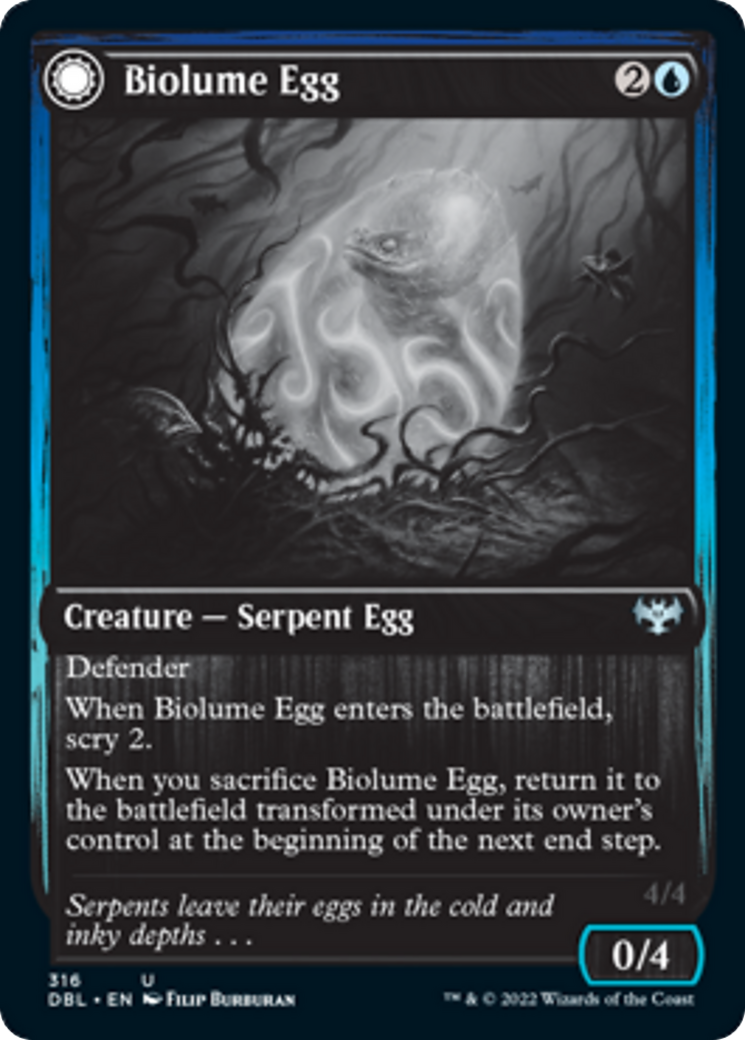 Biolume Egg // Biolume Serpent Card Image