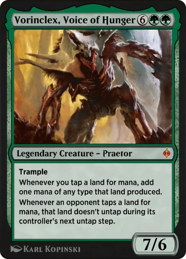 Vorinclex, Voice of Hunger Card Image