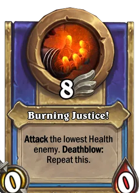 Burning Justice! Card Image