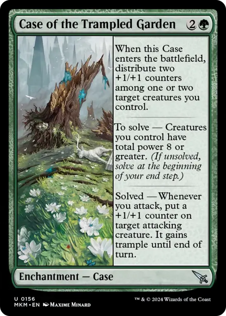 Case of the Trampled Garden Card Image