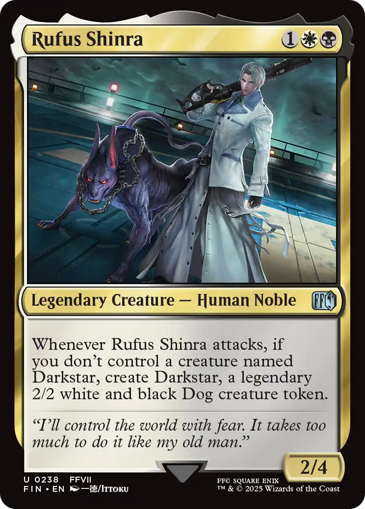 Rufus Shinra Card Image