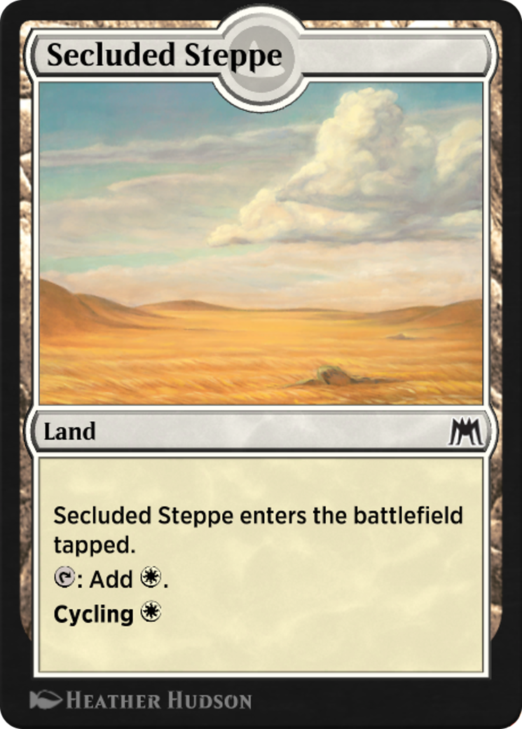 Secluded Steppe Card Image