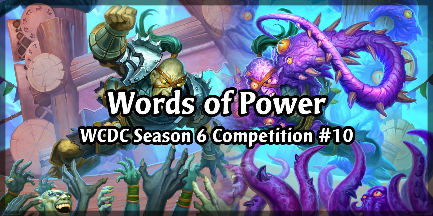 We're Designing Cards With Our Silver Tongues In Season 6 Competition #10 - Words of Power