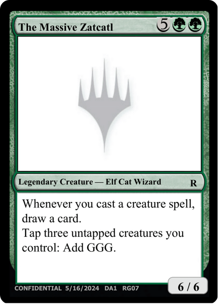 The Massive Zatcatl Card Image