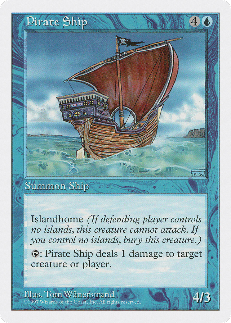 Pirate Ship Card Image