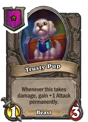 Trusty Pup Card Image