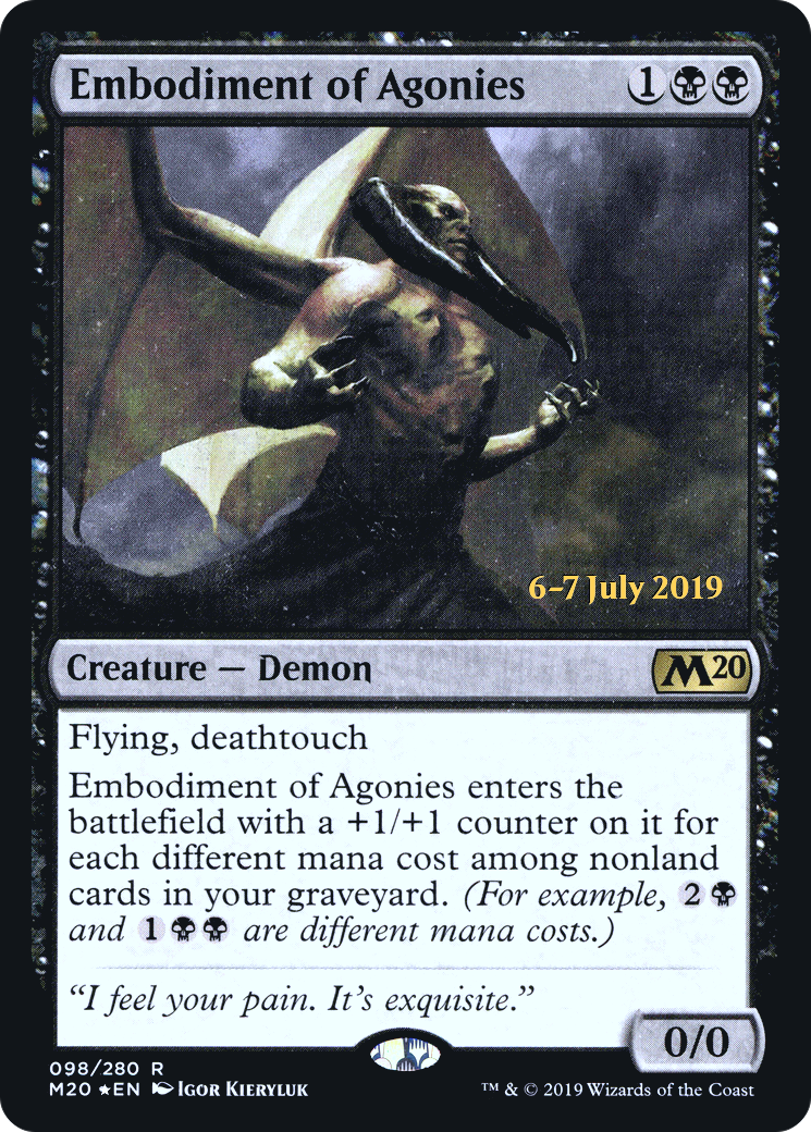 Embodiment of Agonies Card Image