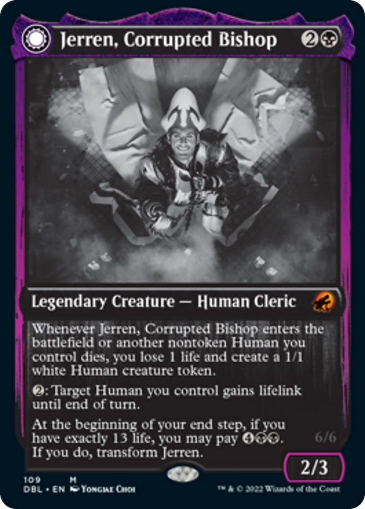 Jerren, Corrupted Bishop // Ormendahl, the Corrupter Card Image