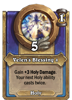 Velen's Blessing 4 Card Image