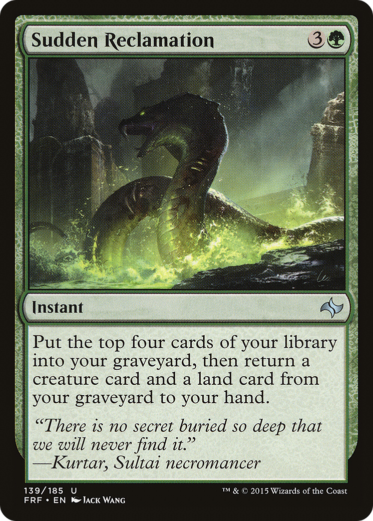 Sudden Reclamation Card Image