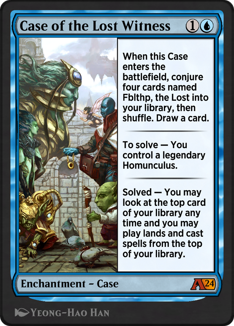 Case of the Lost Witness Card Image