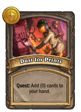 Dust for Prints Card Image