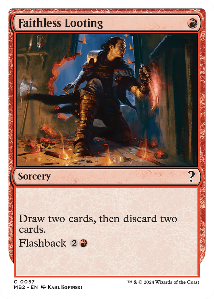 Faithless Looting Card Image