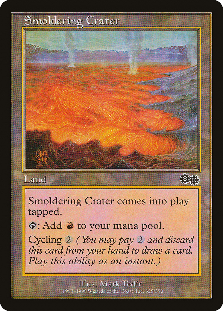 Smoldering Crater Card Image