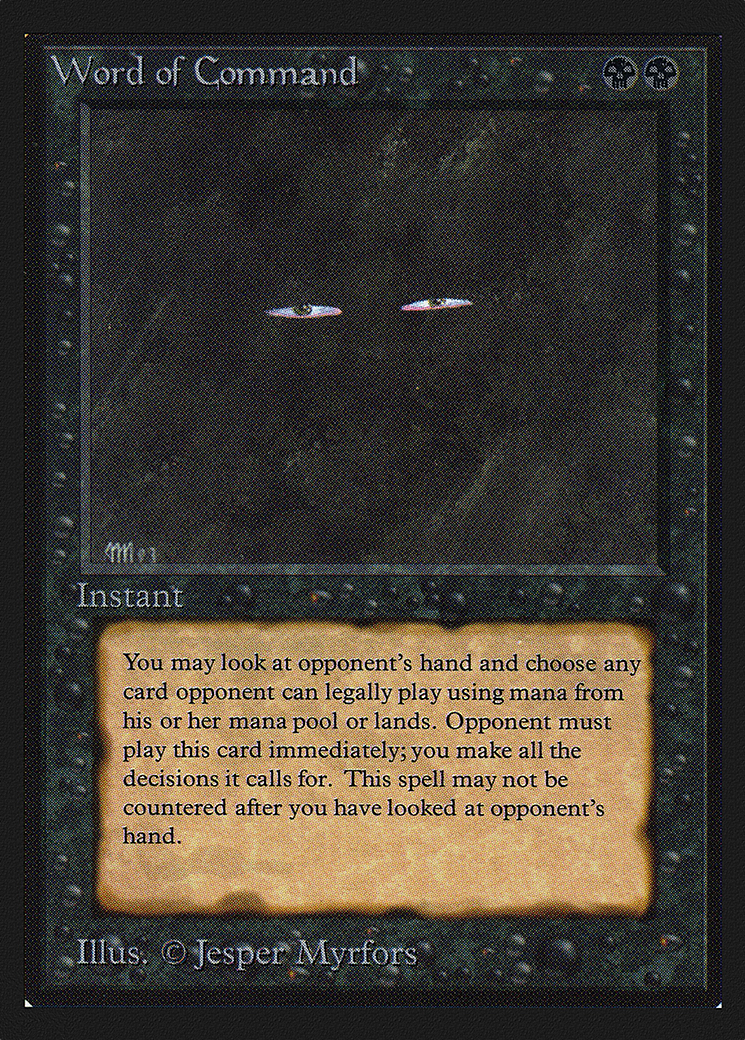 Word of Command Card Image