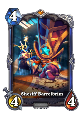 Sheriff Barrelbrim Signature Card Image