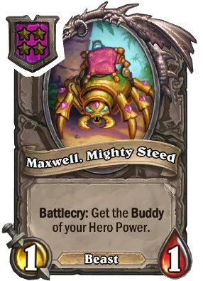 Maxwell, Mighty Steed Card Image