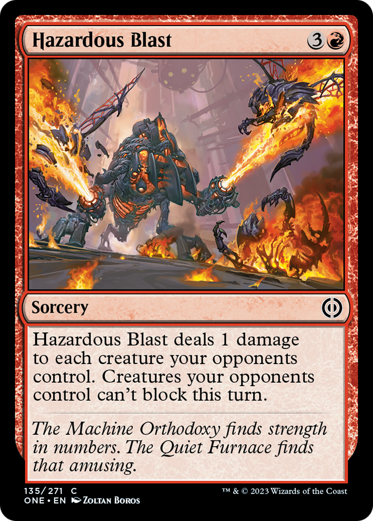 Hazardous Blast Card Image