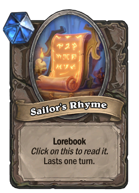Sailor's Rhyme Card Image