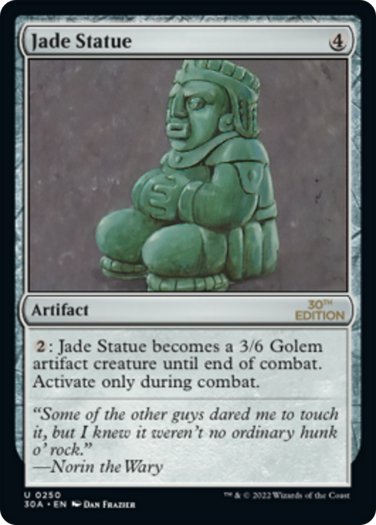 Jade Statue Card Image