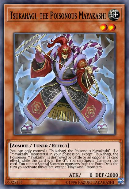 Tsukahagi, the Poisonous Mayakashi Card Image