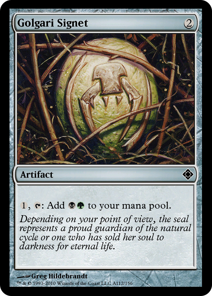 Golgari Signet Card Image