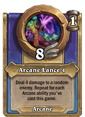 Arcane Lance 4 Card Image