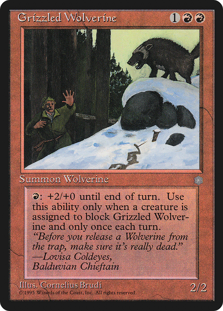 Grizzled Wolverine Card Image