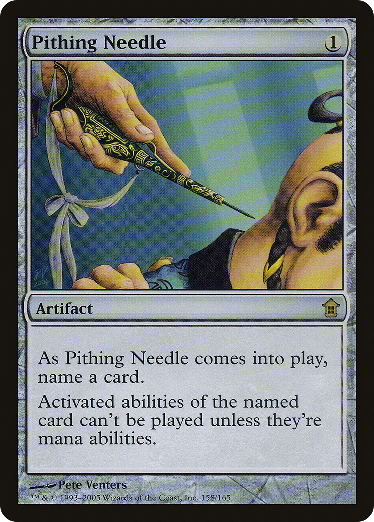 Pithing Needle Card Image
