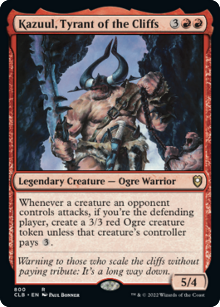 Kazuul, Tyrant of the Cliffs Card Image